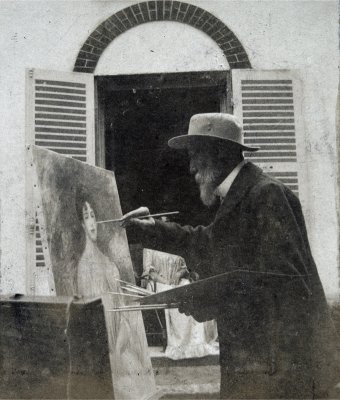 Renoir peignant 